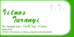 vilmos turanyi business card